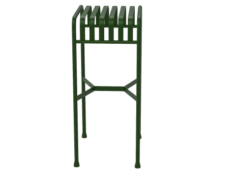 Hay Palissade Striped Outdoor Furniture Green Table 3D Model