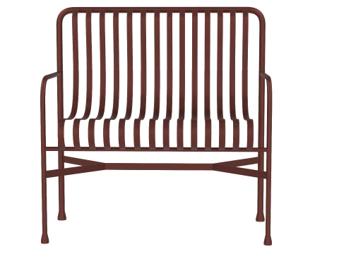 Hay Palissade Striped Outdoor Furniture Brown Chair 3D Model