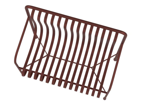 Hay Palissade Striped Outdoor Furniture Brown Chair 3D Model