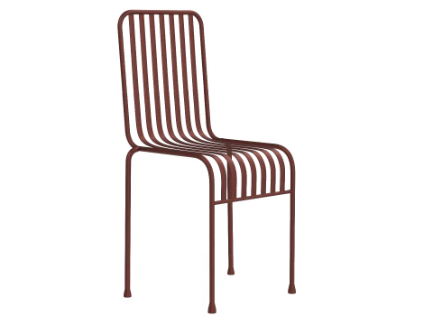 Hay Palissade Striped Outdoor Furniture Brown Chair 3D Model