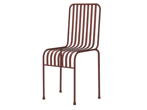 Hay Palissade Striped Outdoor Furniture Brown Chair 3D Model