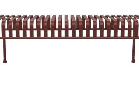 Hay Palissade Striped Outdoor Furniture Brown Table 3D Model