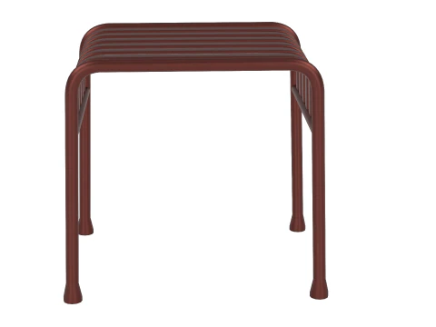 Hay Palissade Striped Outdoor Furniture Brown Table 3D Model