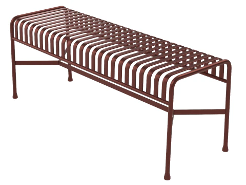 Hay Palissade Striped Outdoor Furniture Brown Table 3D Model