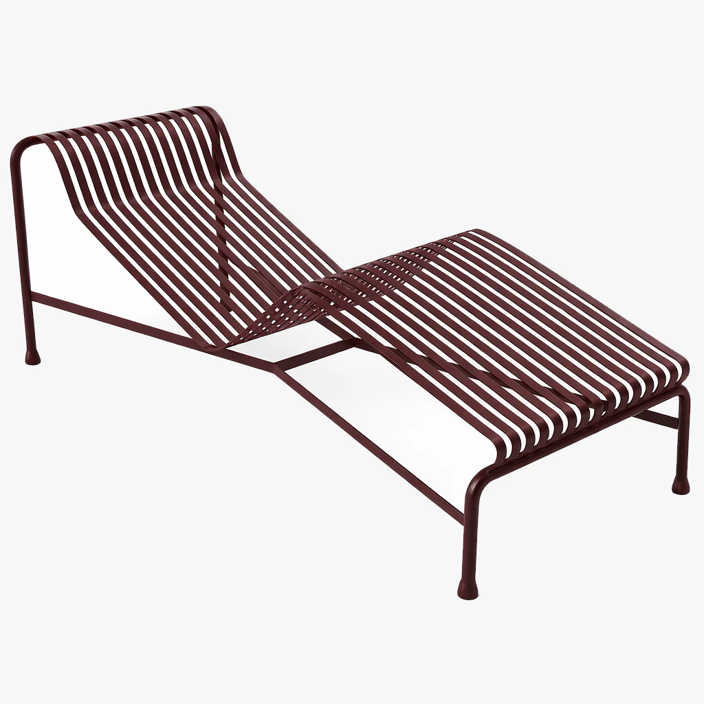 Hay Palissade Cord Palissade Chaise Longue 3D Model .c4d .max .obj .3ds .fbx .stl .blend 