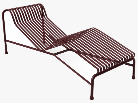 Hay Palissade Cord Palissade Chaise Longue 3D Model