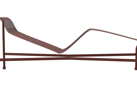 Hay Palissade Cord Palissade Chaise Longue 3D Model