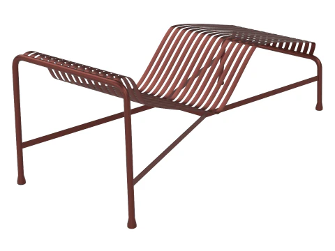 Hay Palissade Cord Palissade Chaise Longue 3D Model
