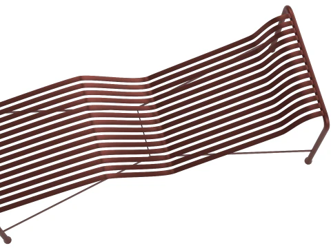 Hay Palissade Cord Palissade Chaise Longue 3D Model