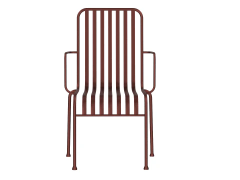 Hay Palissade Striped Outdoor Furniture Brown Chair 3D Model