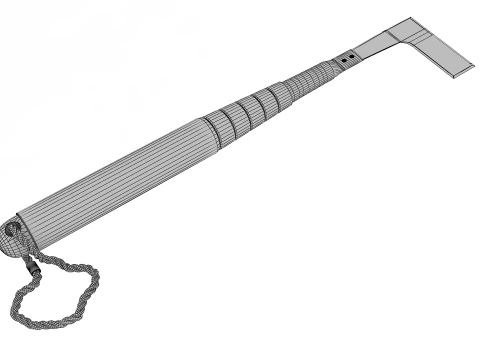 Garden Tool Hand Sickle 3D Model