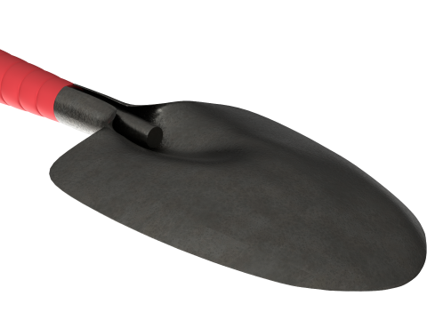 Garden Tool Hand Shovel 3D Model
