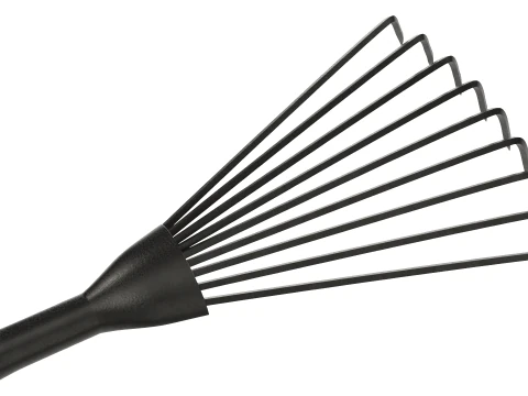 Garden Tool Hand Rake 3D Model