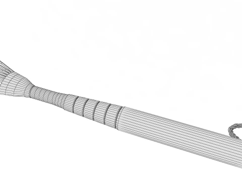 Garden Tool Hand Rake 3D Model
