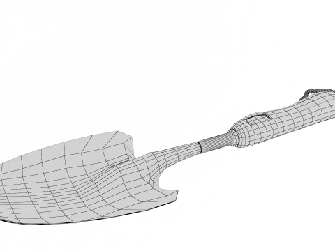 Garden Tool Hand Shovel 10 3D Model