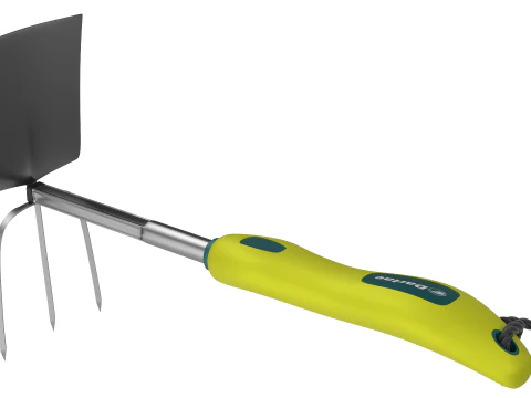Garden Tool Hand Hoe Cultivator 3D Model
