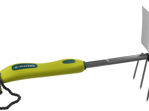 Garden Tool Hand Hoe Cultivator 3D Model