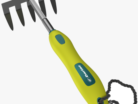 Ручные грабли для садового инструмента 3D Модель