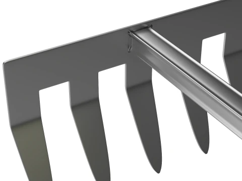 Garden Tool Hand Rake 3D Model