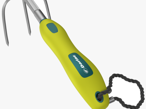 Fourche &agrave; main pour outils de jardin Modèle 3D