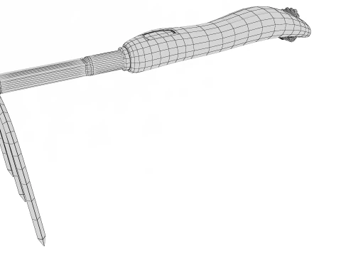 정원 도구 핸드 포크 3D 모델