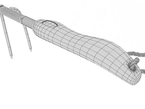 정원 도구 핸드 포크 3D 모델