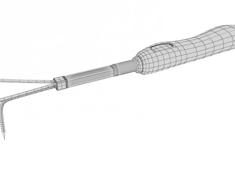 Garden Tool Hand Prong 3D Model