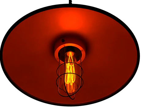 Lampu Gantung Industri dengan Naungan Logam Gantung Model 3D