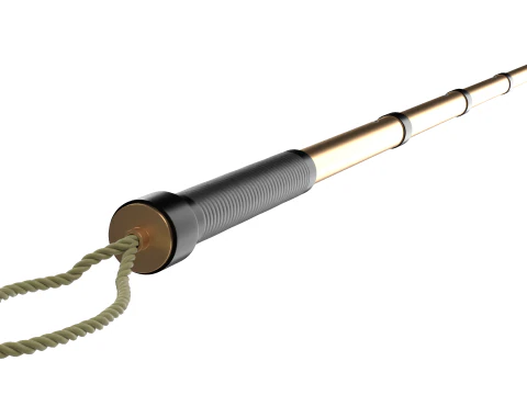 Telescopic Walking Blind Cane Tool 3D Model