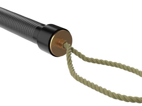 Telescopic Walking Blind Cane Tool 3D Model