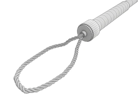 Telescopic Walking Blind Cane Tool 3D Model