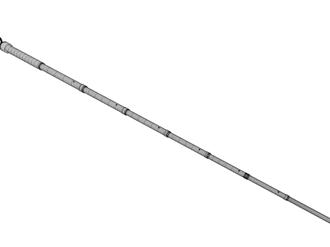 Telescopic Walking Blind Cane Tool 3D Model
