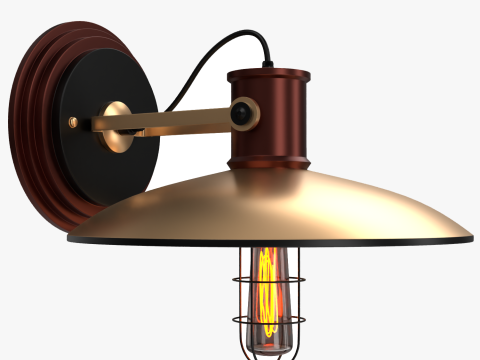 Wall Mounted Light 3D Model