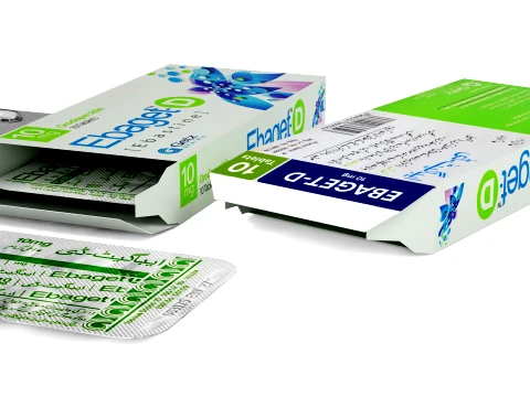 Tablet Box Medicine 3D Model