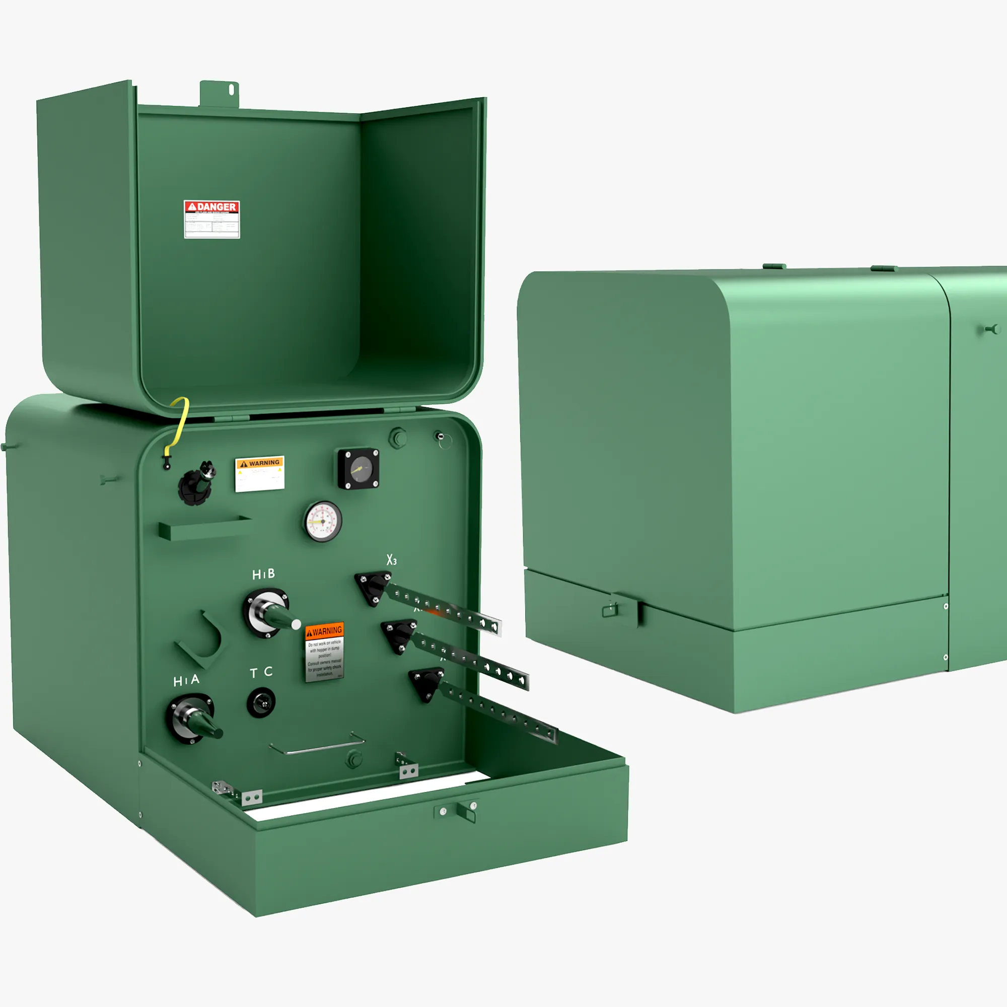 ABB Single Phase Pad Mounted Transformer 3D Model .c4d .max .obj .3ds .fbx .stl .blend