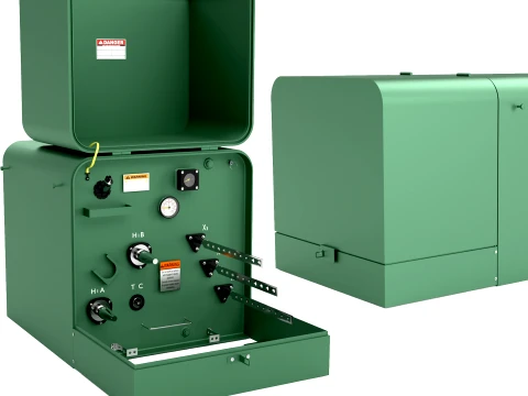 ABB Single Phase Pad Mounted Transformer 3D Model