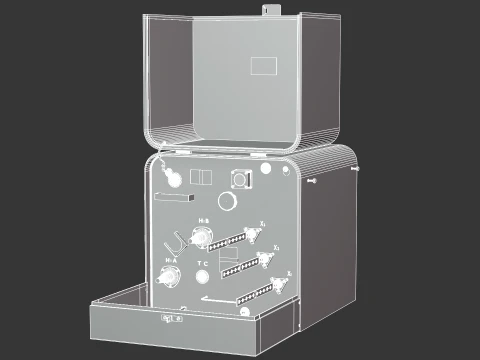 ABB Single Phase Pad Mounted Transformer 3D Model