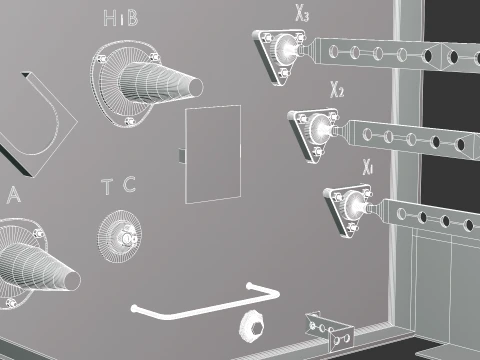 ABB Single Phase Pad Mounted Transformer 3D Model