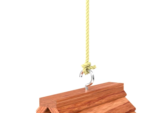 Wooden Bird House 3D Model