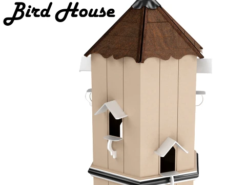 Bird House 3D Model