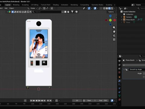フォプリントフォトブース 3Dモデル