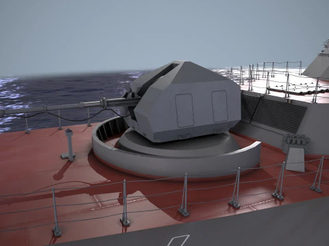 War Ship Corvette 20385 3D Model
