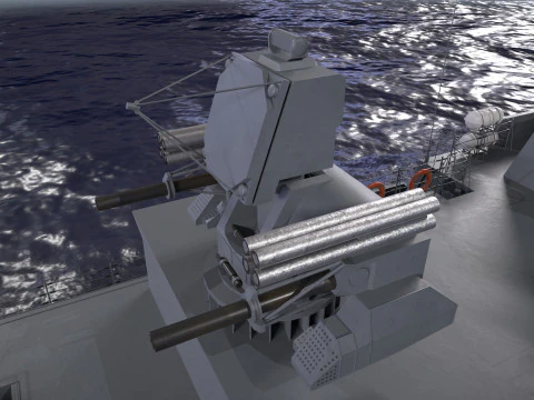 War Ship Corvette 22800 3D Model