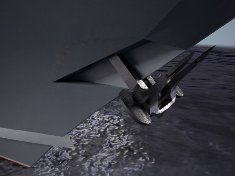 War Ship Corvette 22800 Modello 3D