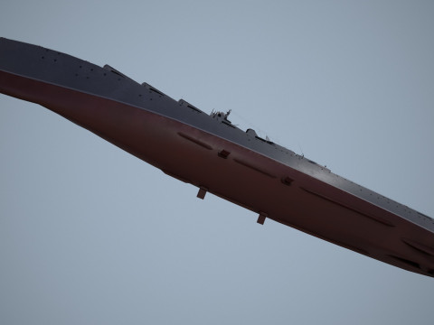 War Ship Cruiser 1164 Model 3D
