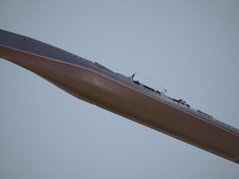 War Ship Destroyer 956 Model 3D