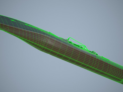 War Ship Destroyer 956 Model 3D