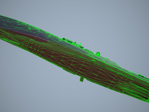 War Ship Frigate 1155 3D Modell