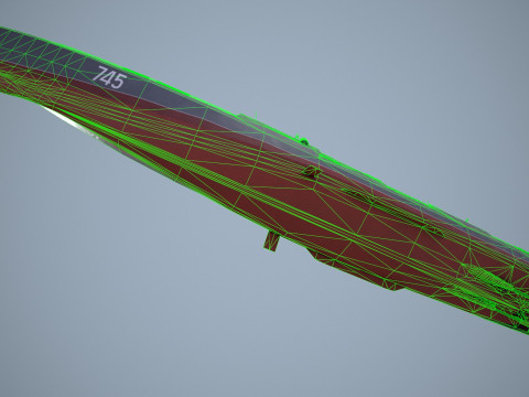 War Ship Fregat 11356 3D Model
