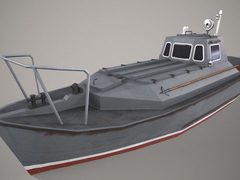 Guard boat 338M 3Dモデル